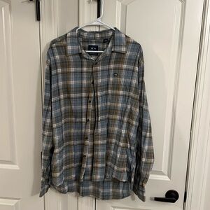 Fish Hippie Blue Flannel Shirt